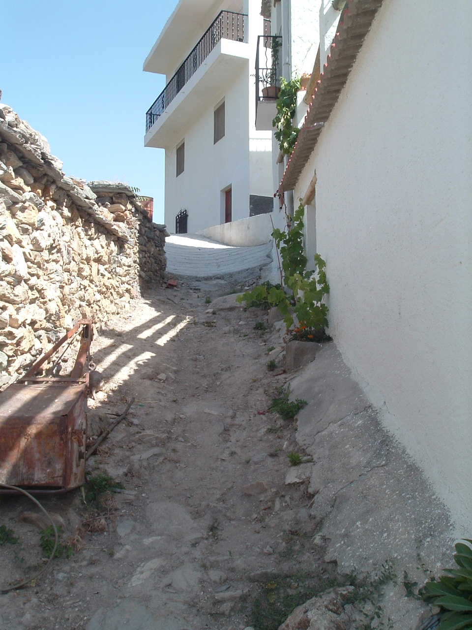 El callejn junto a la casa de Margarita, ahora