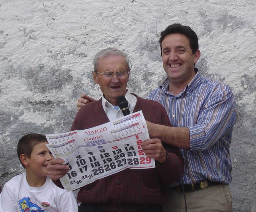 Francisco Lpez Lupiaez durante la lectura del pregn.