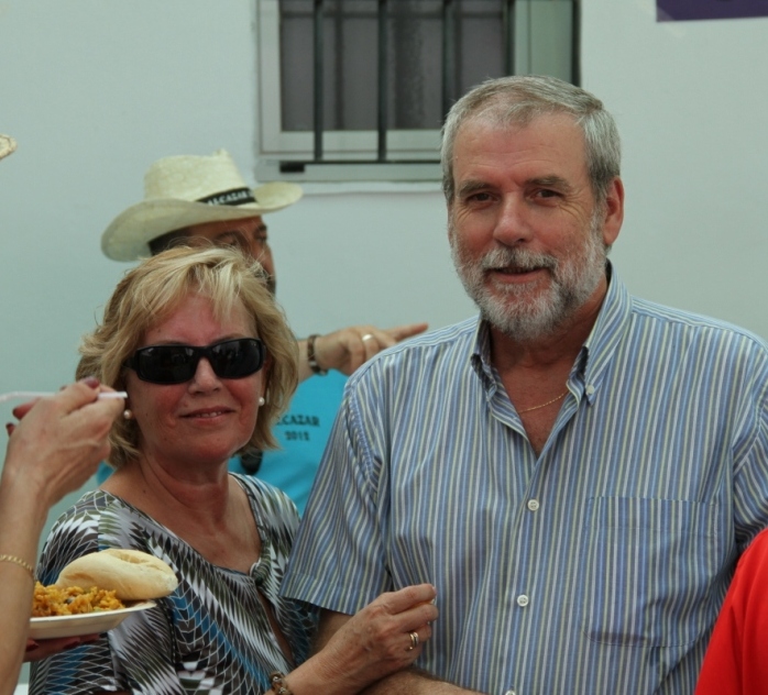 Foto tomada por Rafa en las pasadas fiestas en honor de la Virgen del Rosario y de San Antonio Abad